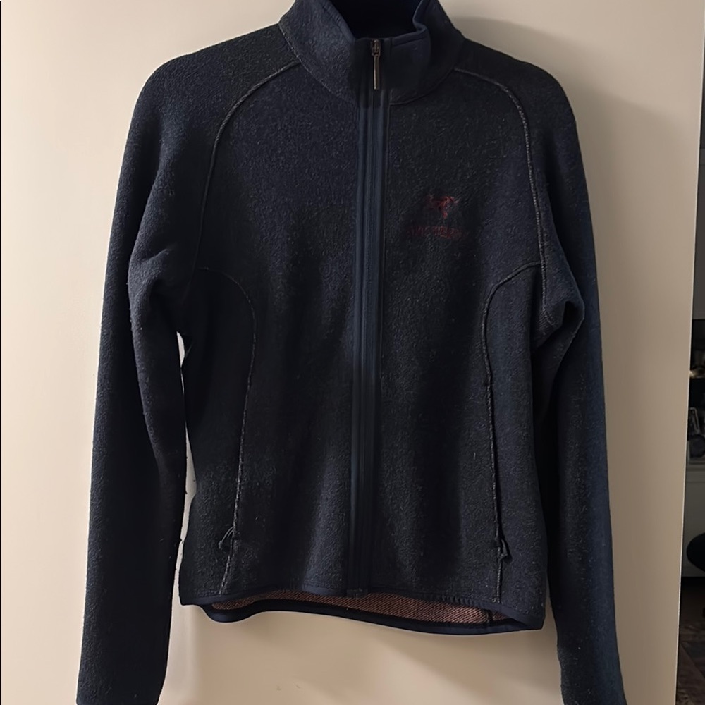 Arc'teryx Women's Dark Navy Full-Zip Fleece Jacket